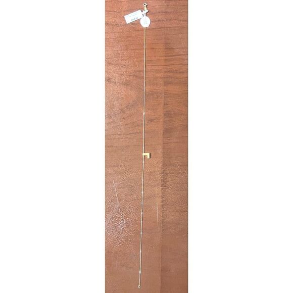 Initial 14K Yellow Gold Necklac “ L” 16.5” Length Made in Italy. New with Box! - Picture 8 of 8